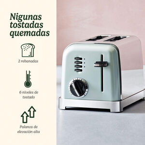 Tostador con 2 ranuras - Verde