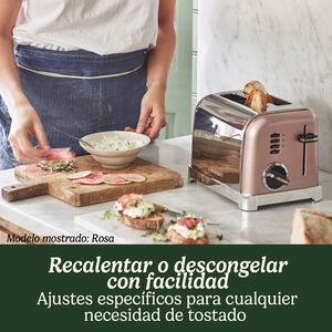 TOSTADOR CON 2 RANURAS - GRIS PERLA