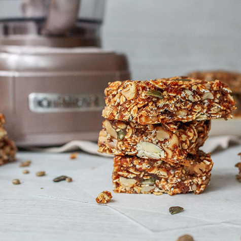 Barritas De Granola Con Nueces Tostadas