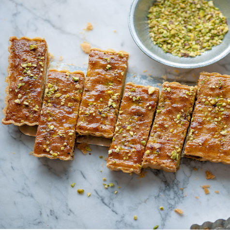 Tarta De Pistacho, Frangipane Y Albaricoque